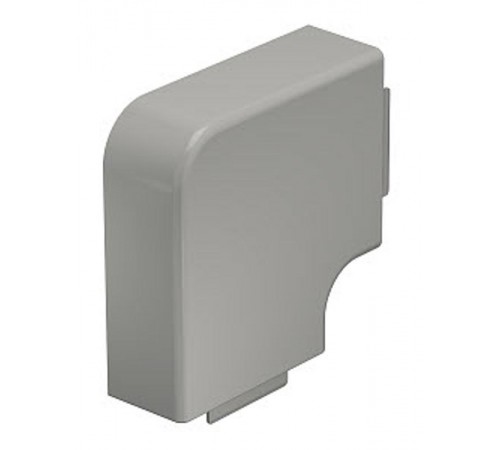 Крышка плоского угла кабельного канала WDK 40x90 мм (ПВХ,серый) (WDK HF40090GR)  6021336  OBO Bettermann