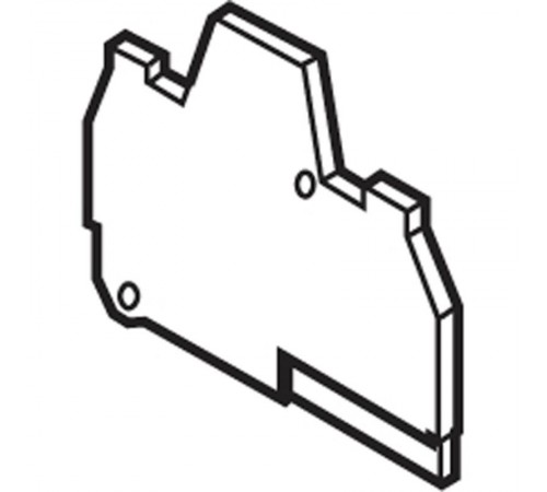 Изолятор FEMAD3 Торц. для D1/5.ADO серый  1SNA199341R0500  TE