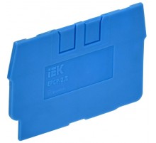 ARMAFIX Заглушка для колодки клеммной CP 2,5мм2 синяя  AF-CT20-00-K07-002-ZGL  IEK