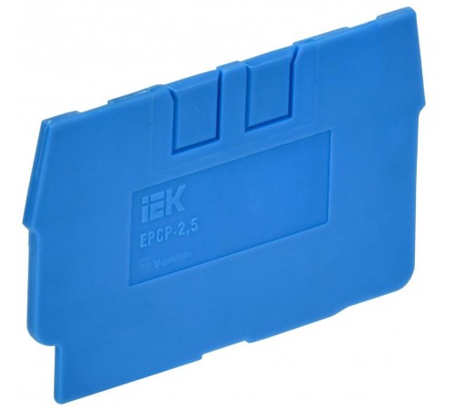 ARMAFIX Заглушка для колодки клеммной CP 2,5мм2 синяя  AF-CT20-00-K07-002-ZGL  IEK