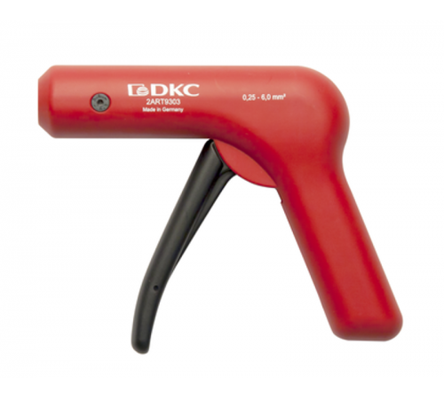 Клещи для обжима гильз 0,08-10 кв.мм фронтальная подача (квадрат)  2ART9303  DKC
