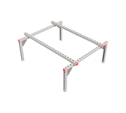 Опорная конструкция для установки оборудования TECHNORAPTOR 1000х1200 HD  KM-TR-SSEI-1000-1200 HD  КМ - профиль