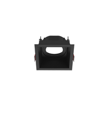 Рамка для модульного светильника "ВАРТОН" FLEX 50 10 квадратная встраиваемая утопленная 85х85х65мм черный муар  V1-R0-T0435-10006-2000000  VARTON