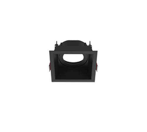 Рамка для модульного светильника "ВАРТОН" FLEX 50 10 квадратная встраиваемая утопленная 85х85х65мм черный муар  V1-R0-T0435-10006-2000000  VARTON