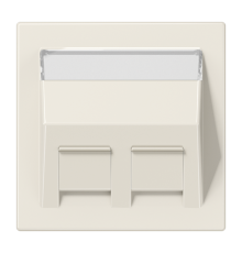 накладка для модульных разъемов  LS569-30BFPL  Jung