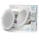 Светильник светодиодный встраиваемый круглый с декоративным стеклом 18W 4000K 1/20  947111218  Gauss