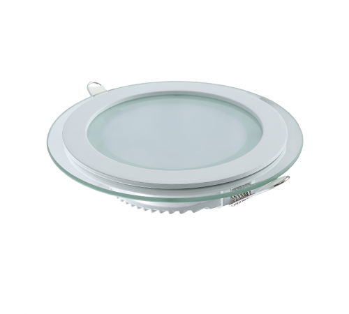 Светильник светодиодный встраиваемый круглый с декоративным стеклом 18W 4000K 1/20  947111218  Gauss