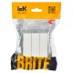 BRITE Выключатель 3-клавишный 10А ВС10-3-0-БрБ белый  BR-V30-0-10-K01  IEK