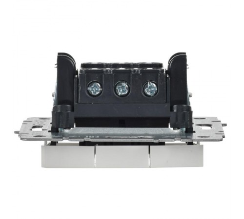 BRITE Выключатель 3-клавишный 10А ВС10-3-0-БрБ белый  BR-V30-0-10-K01  IEK