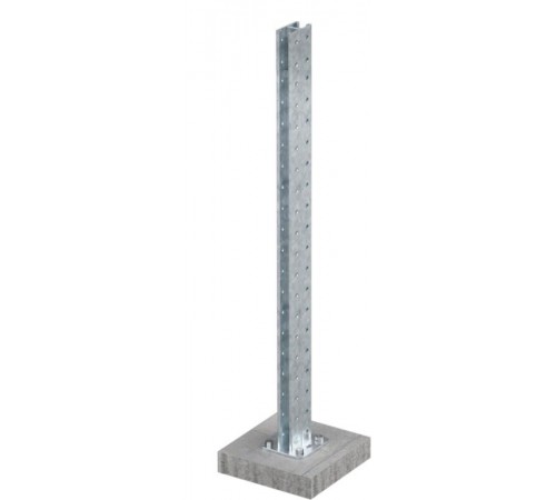 Стойка монтажная усиленная, горячеоцинкованная , высота 1200 мм, комплект  EX-ST12U  DKC