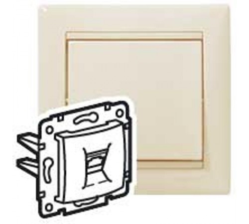 Valena Сл. КостьDIY Розетка телефонная RJ11  695622  Legrand