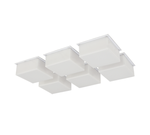 Светильник светодиодный встраиваемый ДВО09-6х6-001 Cube 840  1240436001  АСТЗ