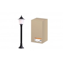 Светильник садово-парковый Прага Эл-11-73-100 60 Вт Е27 напольный на стойке h-1.0 м черный  SQ0330-0516  TDM