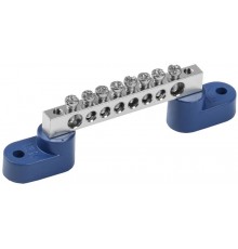 Шина N "ноль" на двух угловых изоляторах Ni ШНИ-6х9-8-У2-С  YNN10-08-C2-K07-N  IEK