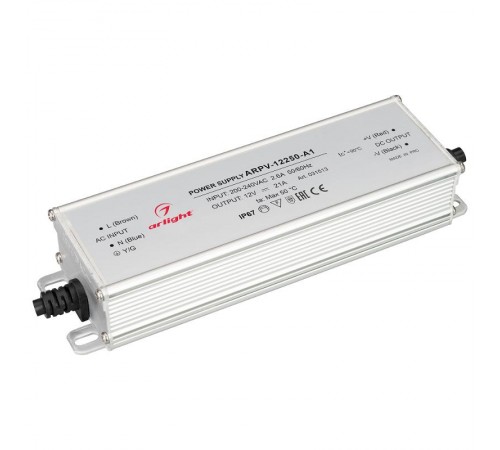 Блок питания ARPV-12250-A1 (12V, 21A, 252W) (Arlight, IP67 Металл, 3 года)  031513  Arlight