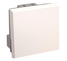 Выключатель проходной (переключатель) одноклавишный на 2 модуля. ВК4-21-00-П  CKK-40D-PO2-K01  IEK