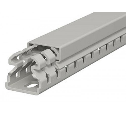 Распределительный кабельный канал LKV 25x25x2000 мм (ПВХ,серый) (LKV 25025)  6178302  OBO Bettermann