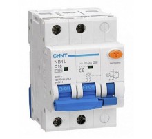 Выключатель автоматический дифференциального тока NB1L 2P C25 100mA тип A 10kA (54mm) (R)  205029  CHINT