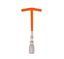 Ключ свечной Т-образный с карданным шарниром, 21х250мм  80-0727  REXANT