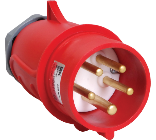 Вилка переносная ССИ-015 16А-6ч/200/346-240/415В 3Р+РЕ+N IP44 MAGNUM  PSN02-016-5  IEK