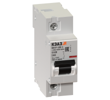 Выключатель автоматический однополюсный ВА47-100 40А C 10кА (ВА47-100-1С40-УХЛ3)  233018  КЭАЗ