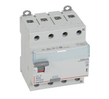 Выключатель дифференциальный (УЗО) DX3-ID 4п 40А 300мА тип A  411780  Legrand