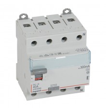 Выключатель дифференциальный (УЗО) DX3-ID 4п 40А 300мА тип A  411780  Legrand