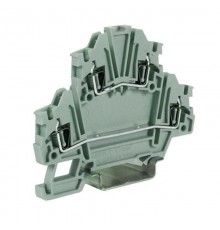 HMD.2/3DC/GR двухуровневый пружиный зажим с диодом  ZHD430GR  DKC