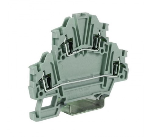 HMD.2N/DD/GR двухуровневый пружиный зажим с диодом  ZHD420GR  DKC