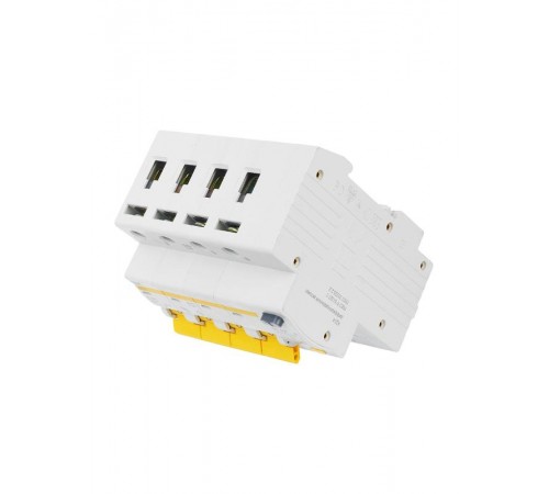 Выключатель автоматический дифференциального тока АД14 4п 25А C 100мА тип AC (5 мод)  MAD10-4-025-C-100  IEK