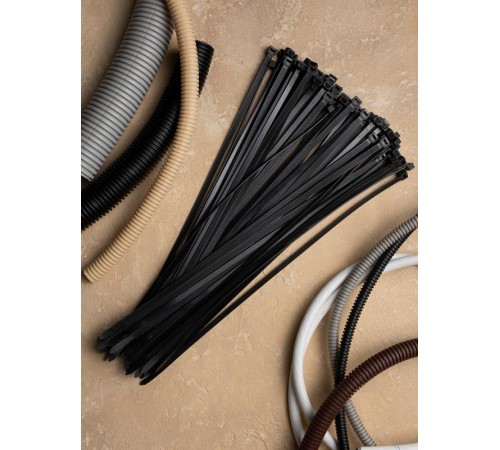 Хомут нейлоновый ЧЕРНЫЙ 8,2х400 (уп./100шт) EKF PROxima  plc-cb-8.2x400  EKF