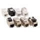 Адаптер проходной TERACOM PRO Cat.6 экранированный RJ45-RJ45 тип Keystone  TRP-INLC-KSTN-6FTP  EKF
