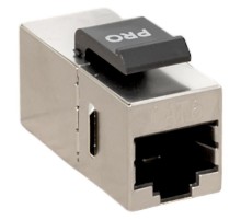 Адаптер проходной TERACOM PRO Cat.6 экранированный RJ45-RJ45 тип Keystone  TRP-INLC-KSTN-6FTP  EKF