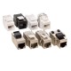 Адаптер проходной TERACOM PRO Cat.6 экранированный RJ45-RJ45 тип Keystone  TRP-INLC-KSTN-6FTP  EKF