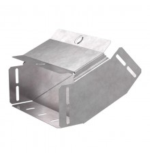 Угол вертикальный внутренний 45 градусов с крышкой Стандарт 200х100  PR16.0449  Промрукав