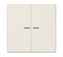 Клавиша для KNX кнопки, 2 группы, с окошком; дюропласт; слоновая кость  LS102KO5  Jung