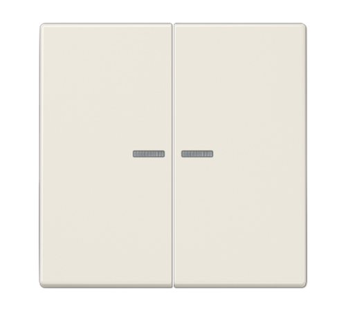 Клавиша для KNX кнопки, 2 группы, с окошком; дюропласт; слоновая кость  LS102KO5  Jung