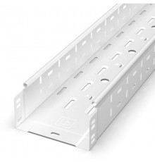 Лоток перфорированный Стандарт 150х80х3000 (0,7 мм) RAL 9003 (6 м/уп)  PR16.10325  Промрукав