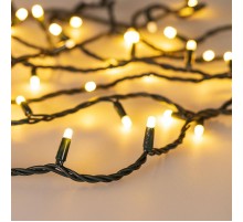 Светодиодная гирлянда ARD-STRING-PRO-1000-GREEN-100LED-MILK-PULSE Warm (230V, 7W) (Ardecoled, IP65)  031662  Arlight