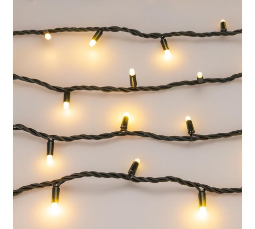 Светодиодная гирлянда ARD-STRING-PRO-1000-GREEN-100LED-MILK-PULSE Warm (230V, 7W) (Ardecoled, IP65)  031662  Arlight