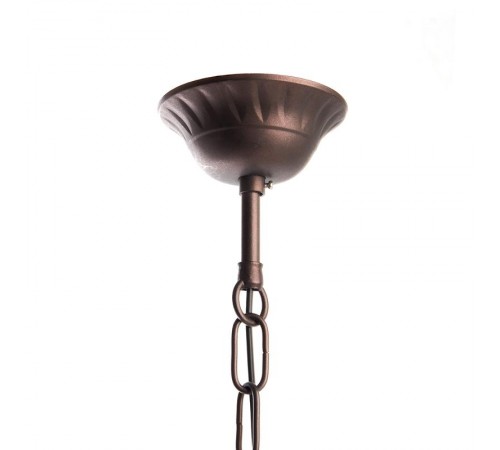 Светильник садово-парковый, 60W 230V IP44 коричневый, PL695 (на цепочке 500мм)  11697  FERON