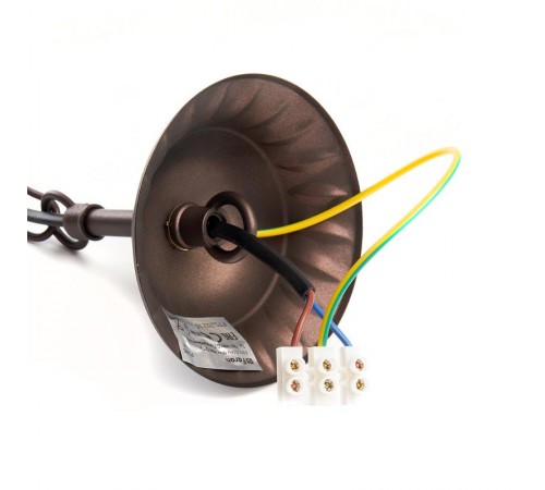 Светильник садово-парковый, 60W 230V IP44 коричневый, PL695 (на цепочке 500мм)  11697  FERON