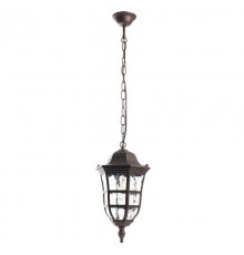 Светильник садово-парковый, 60W 230V IP44 коричневый, PL695 (на цепочке 500мм)  11697  FERON