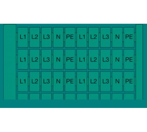 Маркировка RC65 20X(L1-L2-L3-N-PE)  1SNA232131R1300  TE