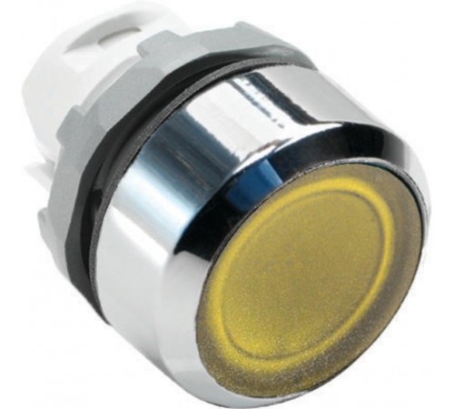 Кнопка MP2-21Y желтая (только корпус) с фиксацией с подсветкой  1SFA611101R2103  ABB