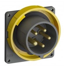 Вилка с прямым фланцем Easy&Safe 416EBU4W,16A,3P+N+E,IP67,4ч2CMA101269R1000 ABB