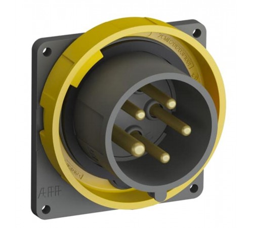 Вилка с прямым фланцем Easy&Safe 416EBU4W,16A,3P+N+E,IP67,4ч2CMA101269R1000 ABB