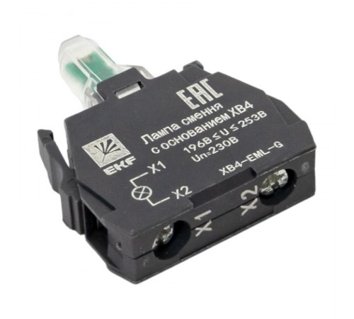 Лампа сменная c основанием XB4 зеленая 230В EKF PROxima    XB4-EML-G   EKF 