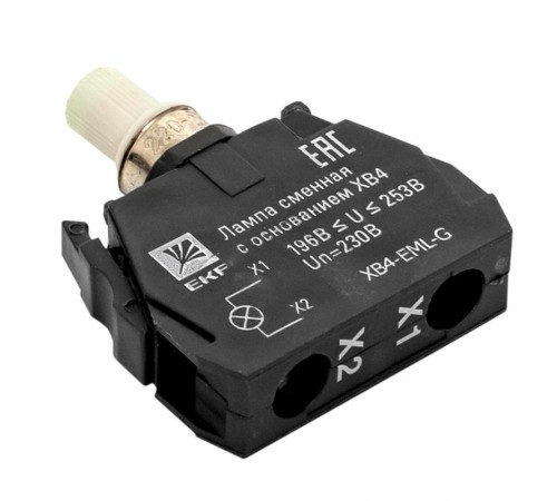 Лампа сменная c основанием XB4 зеленая 230В EKF PROxima    XB4-EML-G   EKF 