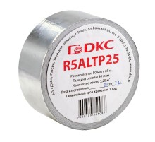 Лента алюминиевая Ш=50мм, длина 25м  R5ALTP25  DKC